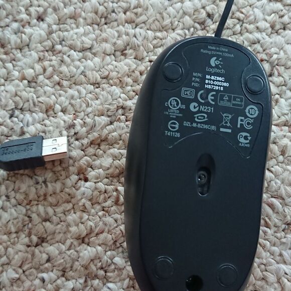logitech laser wired mouse - Picture 4 of 6